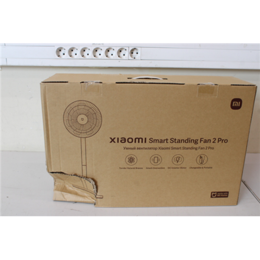SALE OUT. , Xiaomi , Smart Standing Fan 2 Pro EU , BHR5856EU , Stand Fan , Power 24 W , White , DAMAGED PACKAGING , Oscillation