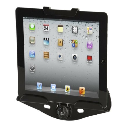 Targus , Universal In Car Tablet Holder , * BOA closure system allows you to quickly adjust and secure the cradle to fit virtually any tablet* Adjustable strap fits onto all types of car headrests* Compact design which fits neatly into car backseat pocket