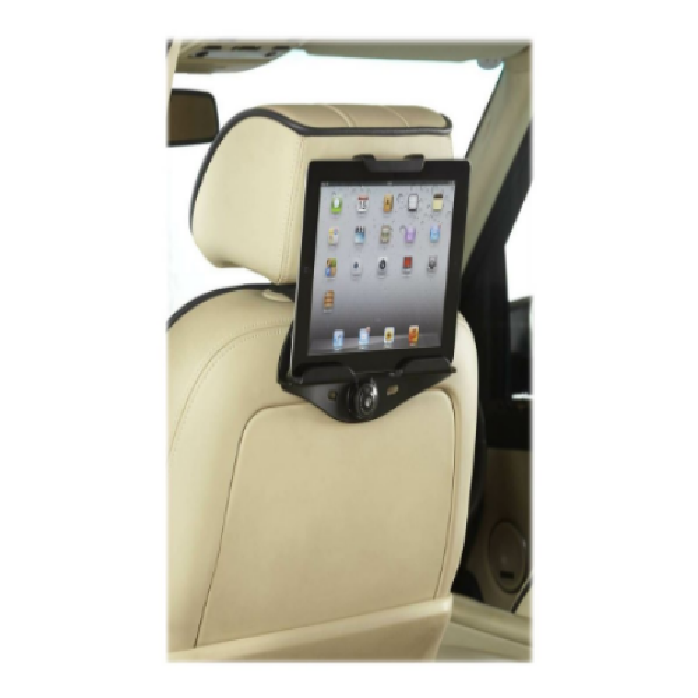 Targus , Universal In Car Tablet Holder , * BOA closure system allows you to quickly adjust and secure the cradle to fit virtually any tablet* Adjustable strap fits onto all types of car headrests* Compact design which fits neatly into car backseat pocket