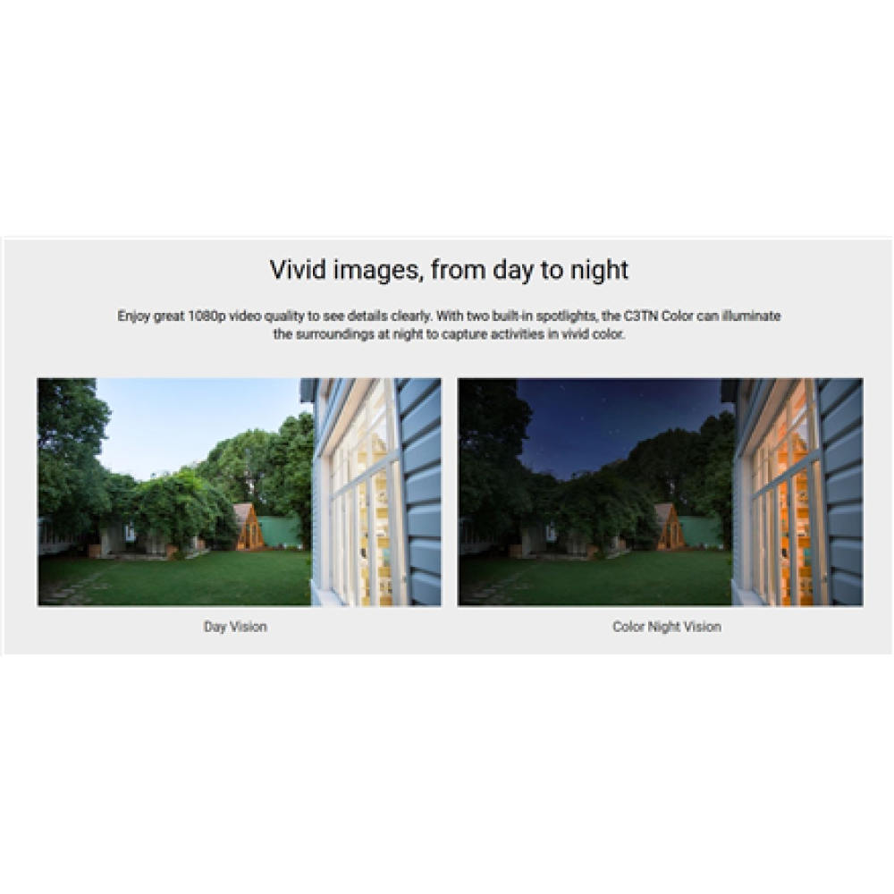 EZVIZ , IP Camera , CS-C3TN , Bullet , 2 MP , 2.8mm , IP67 , H.264/H.265 , MicroSD, max. 256 GB , White