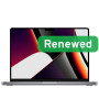Apple Renewed Grade C , MacBook Pro 14 A2442, 2021 , 14.2 , 16 GB , SSD , 1000 GB , Apple M1 Pro 16-Core GPU , macOS , Keyboard language US , 12 month(s)