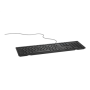 Dell , Keyboard , KB216 , Multimedia , Wired , NORD , Black , g
