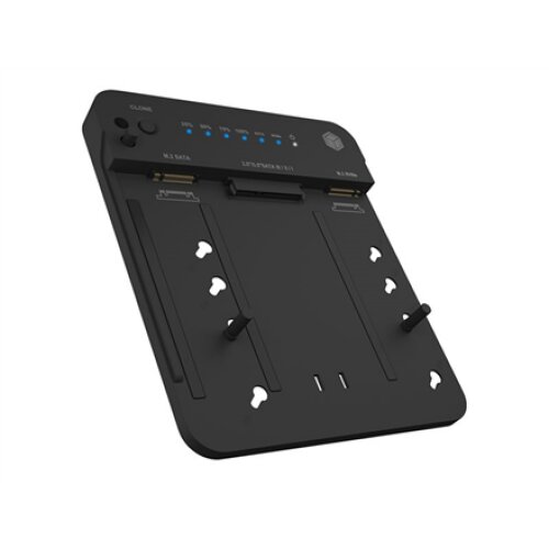 Raidsonic , Icy Box IB-2915MSCL-C31 Docking & CloneStation for M.2 NVMe & M.2 SATA SSD & 2.5”/3.5” SATA SSD/HDD