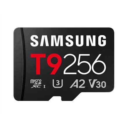 Samsung microSDXC UHS-I Card , T9 , 256 GB , microSD , Flash memory class U3, V30, A2