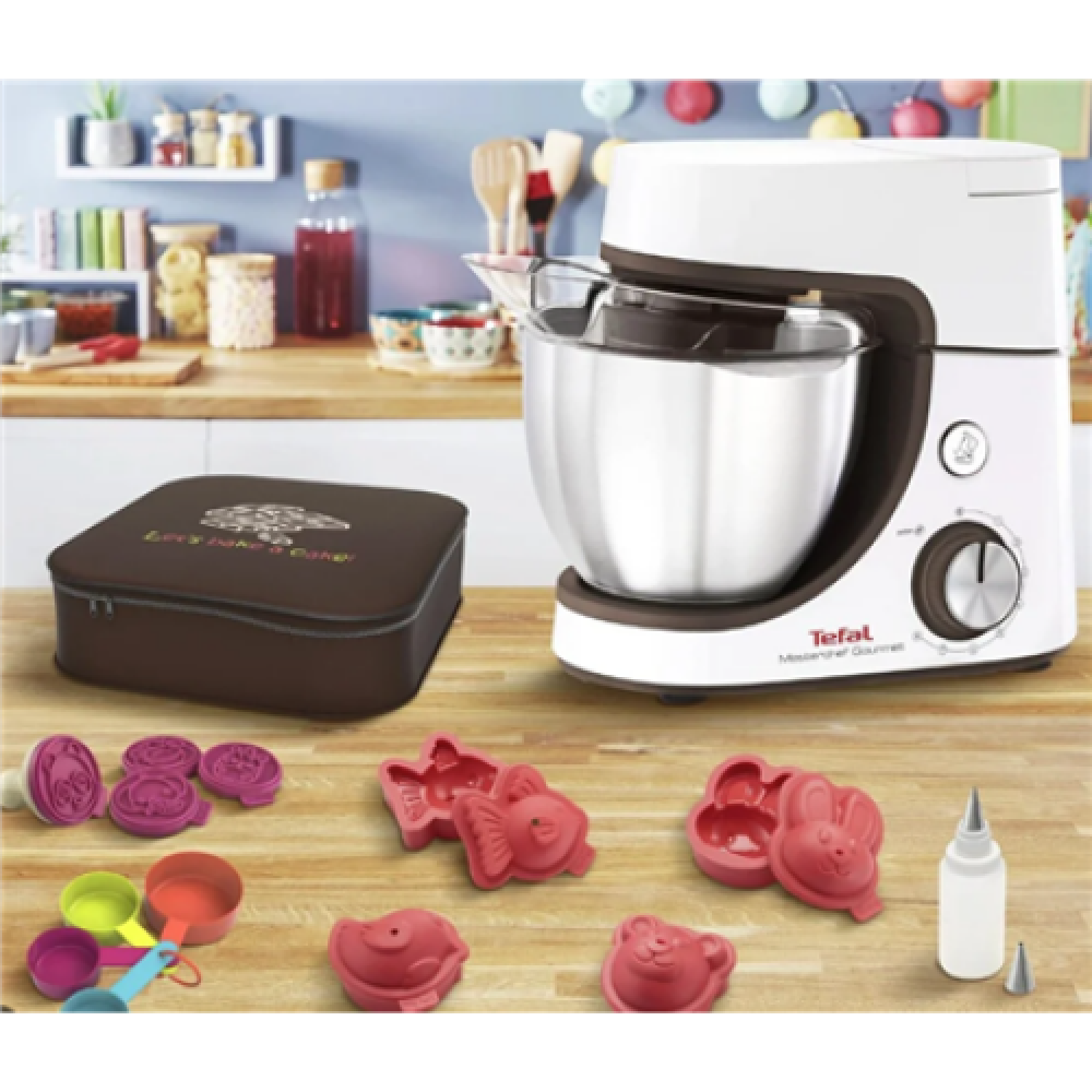 TEFAL , Masterchef Gourmet Food Processor , QB51K138 , 1100 W , Number of speeds 8 , Bowl capacity 4.6 L , White