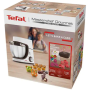 TEFAL , Masterchef Gourmet Food Processor , QB51K138 , 1100 W , Number of speeds 8 , Bowl capacity 4.6 L , White