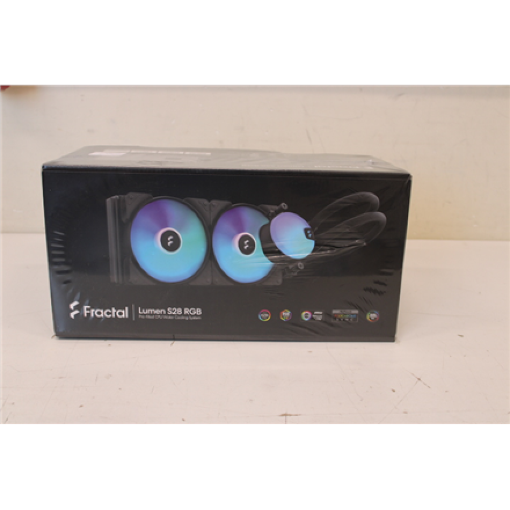 SALE OUT. Fractal Design Lumen S28 V2 RGB Water Cooling Unit , Fractal Design , Water Cooling Unit , Lumen S28 V2 RGB , DAMAGED PACKAGING , Intel, AMD , CPU Liquid Cooler