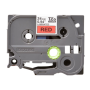 Brother , TZe-451 Laminated Tape , Black On Red , TZe , 8 m , 2.4 cm