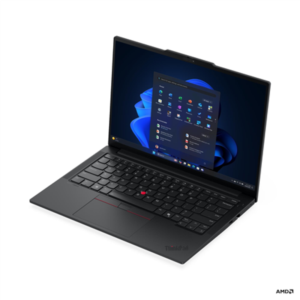 Lenovo ThinkPad E14 G7 AMD , Black , 14 , IPS , WUXGA , 1920 x 1200 pixels , Anti-glare , AMD Ryzen 7 , 250 , 32 GB , SO-DIMM DDR5 , Solid-state drive capacity 512 GB , AMD Radeon 780M Graphics , Windows 11 Pro , 802.11ax , Bluetooth version 5.3 , Keyboar
