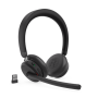 Lenovo Dual-Mode Wireless ANC Headset 6550 (USB-A, Teams) , 4XD1S19777 , Built-in microphone , Bluetooth , Black