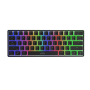 Genesis , THOR 660 RGB , Gaming keyboard , RGB LED light , US , Black , Wireless/Wired , 1.5 m , Gateron Red Switch , Wireless connection