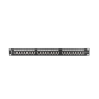 Lanberg , Patch Panel 24 Port 1U 19 CAT.5E FT with Cable Organizer Shielded , PPS5-1024-B , Black