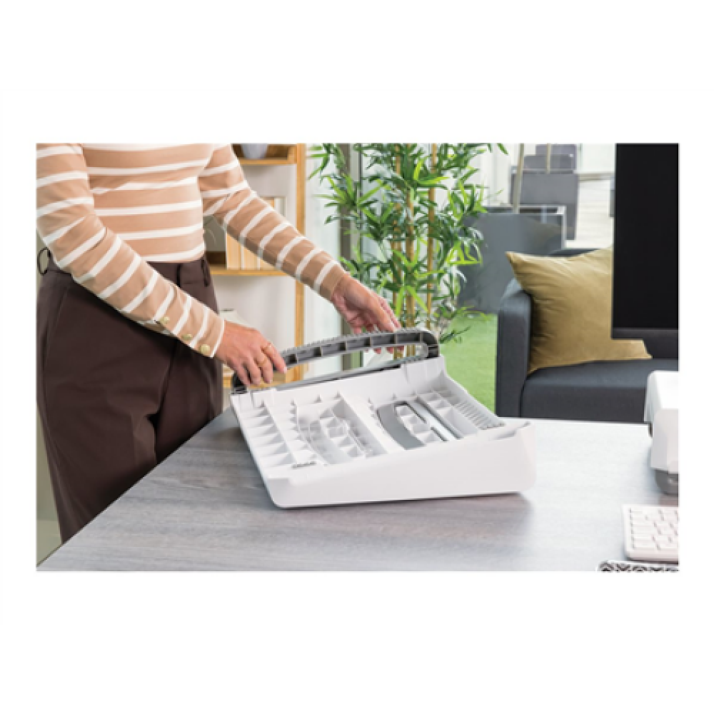 Fellowes , Foot Support Breyta , White