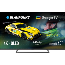 Blaupunkt QLED TV , 43QBG6000S , 43 , Smart TV , Google TV , Black Blaupunkt QLED TV , 43QBG6000S , 43 , Smart TV , Google TV , Black