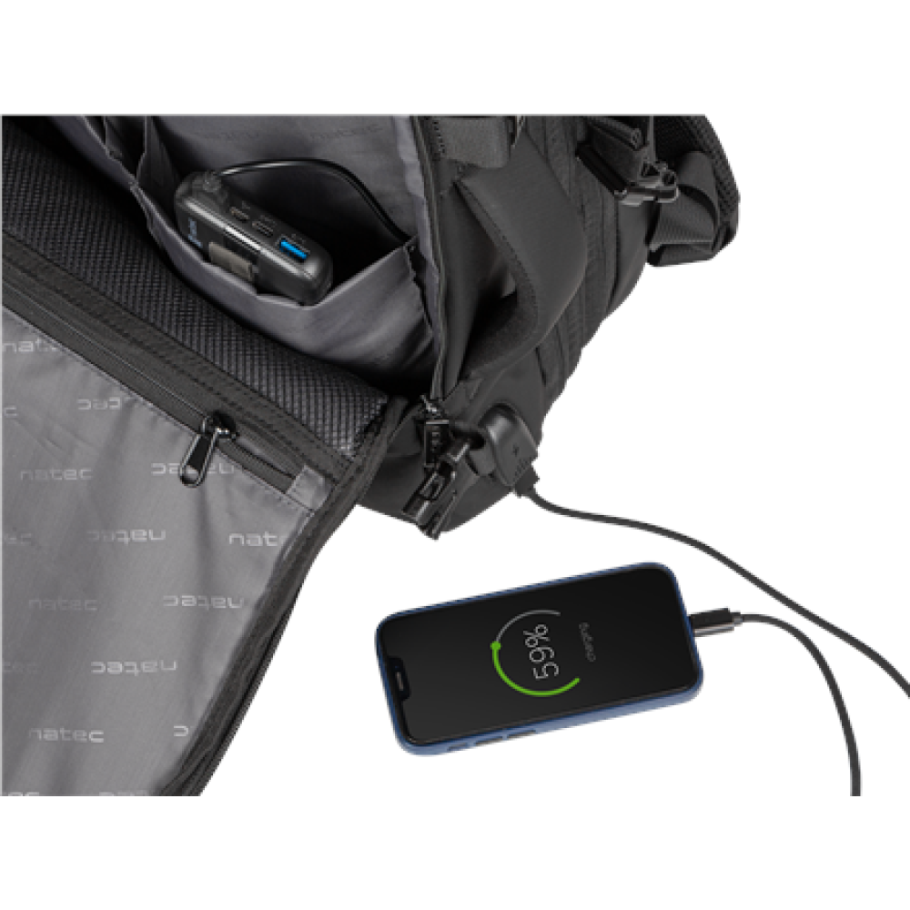 Natec , Camel Pro , Laptop Backpack , Fits up to size 17.3 , Backpack , Black