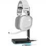 Corsair RGB USB Gaming Headset HS80 Built-in microphone, White, Wired, Over-Ear