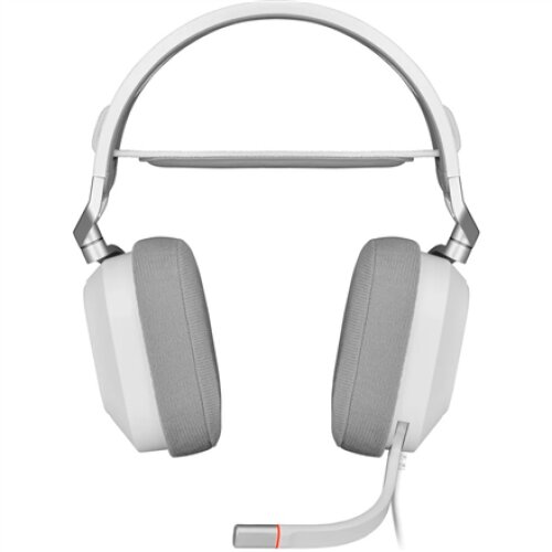 Corsair RGB USB Gaming Headset HS80 Built-in microphone, White, Wired, Over-Ear