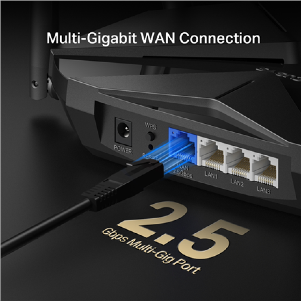 Mercusys AX3000 Dual-Band Wi-Fi 6 Router , MR85X , 802.11ax , Ethernet LAN (RJ-45) ports 3 , Mesh Support Yes , MU-MiMO No , No mobile broadband