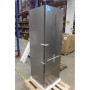 SALE OUT. Candy Refrigerator CCE7T620EX Energy efficiency class E, Free standing, Combi, Height 200 cm, No Frost system, Fridge net capacity 258 L, Freezer net capacity 119 L, Display, 37 dB, Silver, SMALL SCRATCHES ON THE DOOR