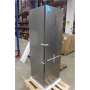 SALE OUT. Candy Refrigerator CCE7T620EX Energy efficiency class E, Free standing, Combi, Height 200 cm, No Frost system, Fridge net capacity 258 L, Freezer net capacity 119 L, Display, 37 dB, Silver, SMALL SCRATCHES ON THE DOOR