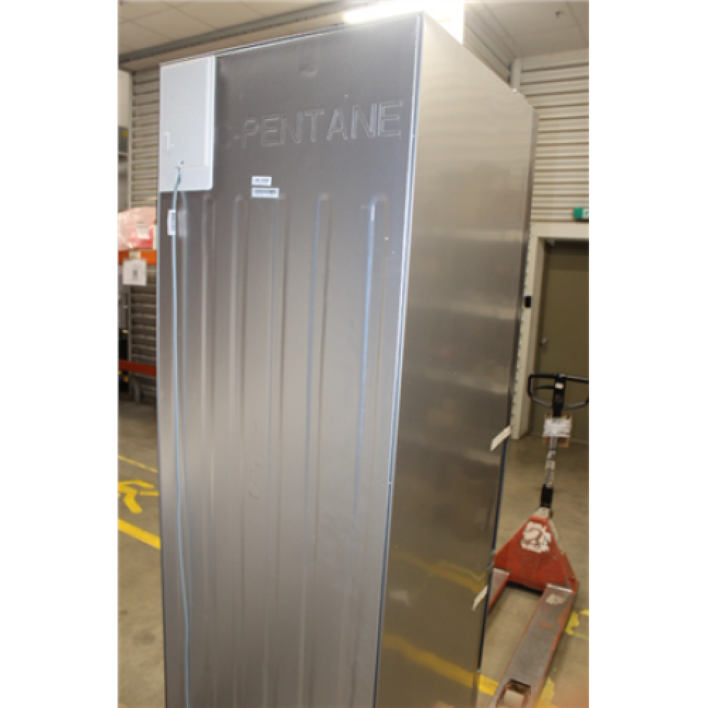 SALE OUT. Candy Refrigerator CCE7T620EX Energy efficiency class E, Free standing, Combi, Height 200 cm, No Frost system, Fridge net capacity 258 L, Freezer net capacity 119 L, Display, 37 dB, Silver, SMALL SCRATCHES ON THE DOOR