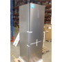 SALE OUT. Candy Refrigerator CCE7T620EX Energy efficiency class E, Free standing, Combi, Height 200 cm, No Frost system, Fridge net capacity 258 L, Freezer net capacity 119 L, Display, 37 dB, Silver, SMALL SCRATCHES ON THE DOOR
