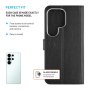 Fixed Opus , Book Case , Samsung , Galaxy S26 Ultra , Synthetic leather , Black