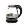 Adler , Kettle , AD 1224 , Standard , 2000 W , 1.5 L , Glass , 360° rotational base , Black