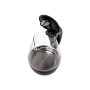 Kettle Adler , Kettle , AD 1224 , Standard , 2000 W , 1.5 L , Glass , 360° rotational base , Black