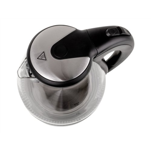 Adler , Kettle , AD 1224 , Standard , 2000 W , 1.5 L , Glass , 360° rotational base , Black