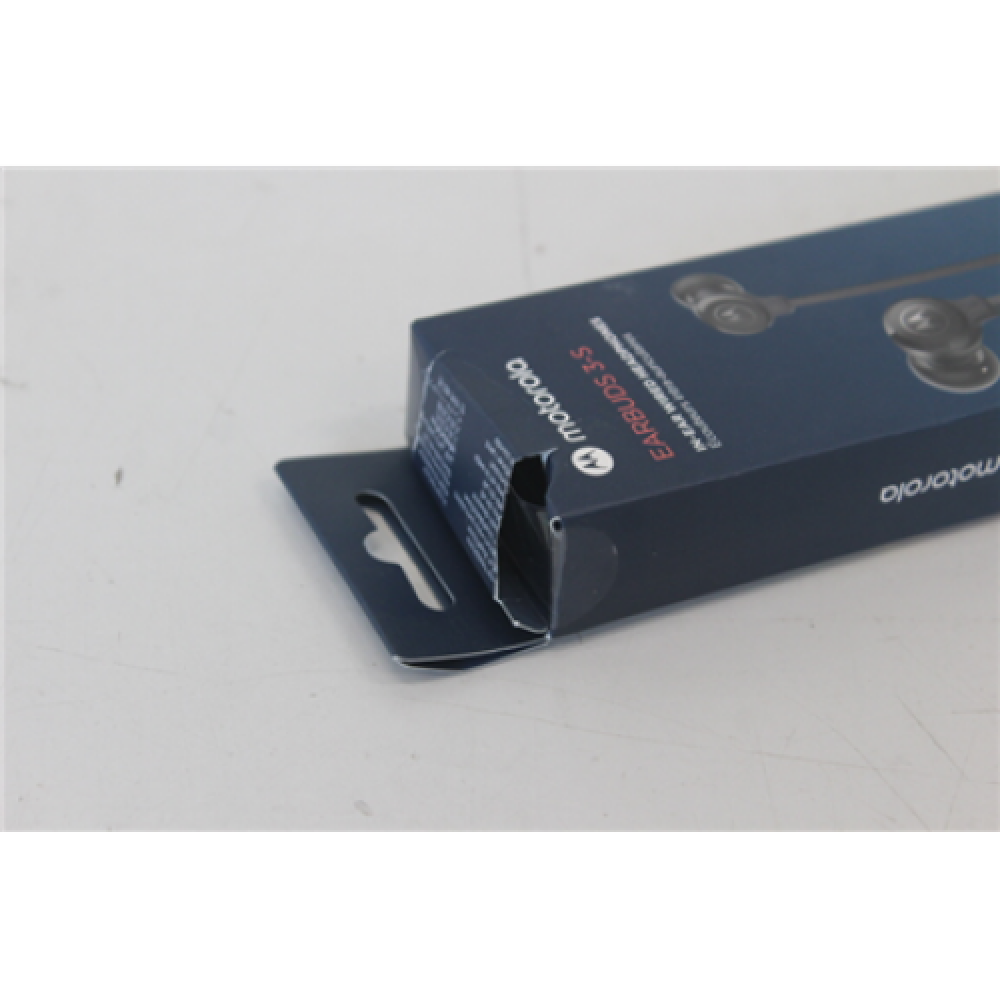 SALE OUT. Motorola Earbuds 3-S In-ear Headphones With Mic, Black Motorola Headphones Earbuds 3-S Built-in microphone, In-ear, DAMAGED PACKAGING, 3.5 mm plug, Black