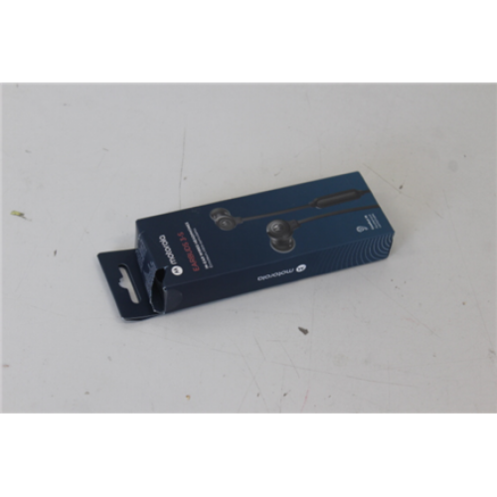 SALE OUT. Motorola Earbuds 3-S In-ear Headphones With Mic, Black Motorola Headphones Earbuds 3-S Built-in microphone, In-ear, DAMAGED PACKAGING, 3.5 mm plug, Black