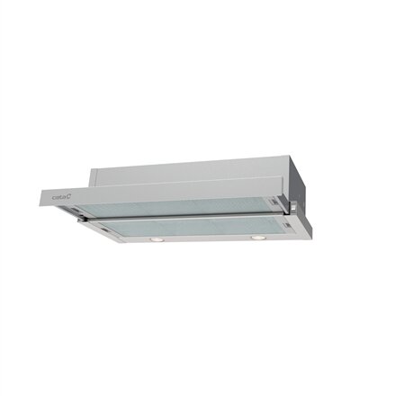 CATA TF-2003 DURALUM 700 , Hood , Telescopic , Energy efficiency class C , Width 70 cm , Mechanical , 390 m³/h , Stainless steel , LED