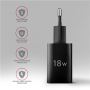 AXAGON Wallcharger 1x port USB-A, QC3.0/AFC/FCP/Apple, 18W , ACU-QC18