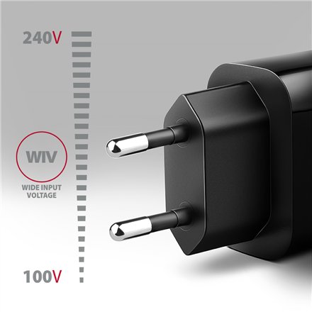 AXAGON Wallcharger 1x port USB-A, QC3.0/AFC/FCP/Apple, 18W , ACU-QC18