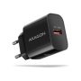 AXAGON Wallcharger 1x port USB-A, QC3.0/AFC/FCP/Apple, 18W , ACU-QC18