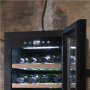 Caso , Smart Wine Cooler , WineExclusive 38 , Energy efficiency class G , Showcase , Free standing , Bottles capacity 38 bottles , Cooling type Compressor technology , Black