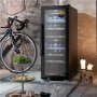 Caso , Smart Wine Cooler , WineExclusive 38 , Energy efficiency class G , Showcase , Free standing , Bottles capacity 38 bottles , Cooling type Compressor technology , Black
