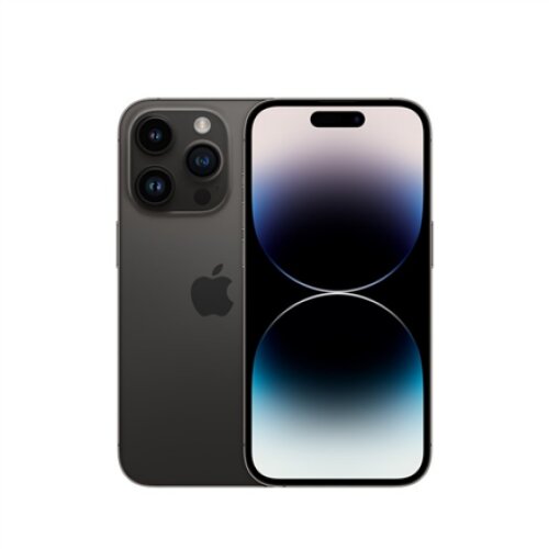Apple iPhone 14 Pro Space Black 6.1 Super Retina XDR display with ProMotion Apple A16 Bionic Internal RAM 6 GB 512 GB Dual SIM Nano-SIM 3G 4G 5G Main camera 48+12+12 MP Secondary camera 12 MP iOS 16 3200 mAh