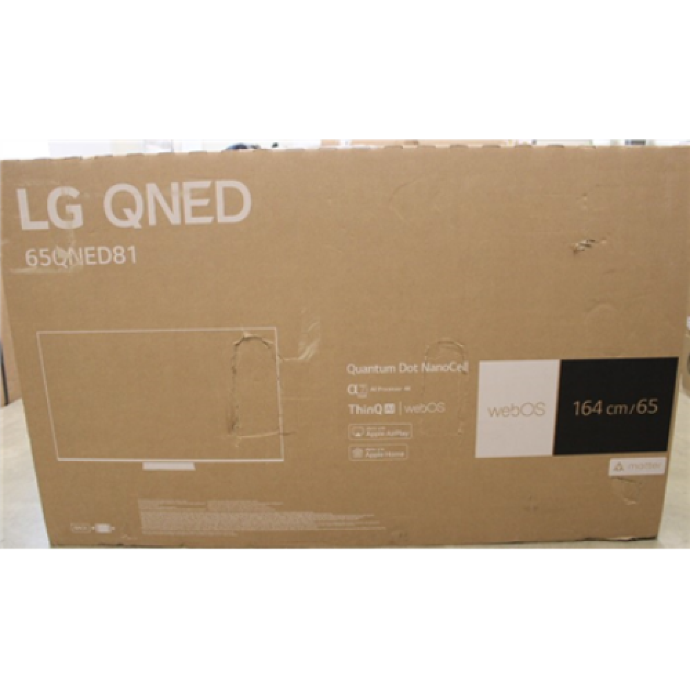 LG , 65QNED813RE , 65 (164 cm) , Smart TV , WebOS 23 , 4K QNED , DAMAGED PACKAGING