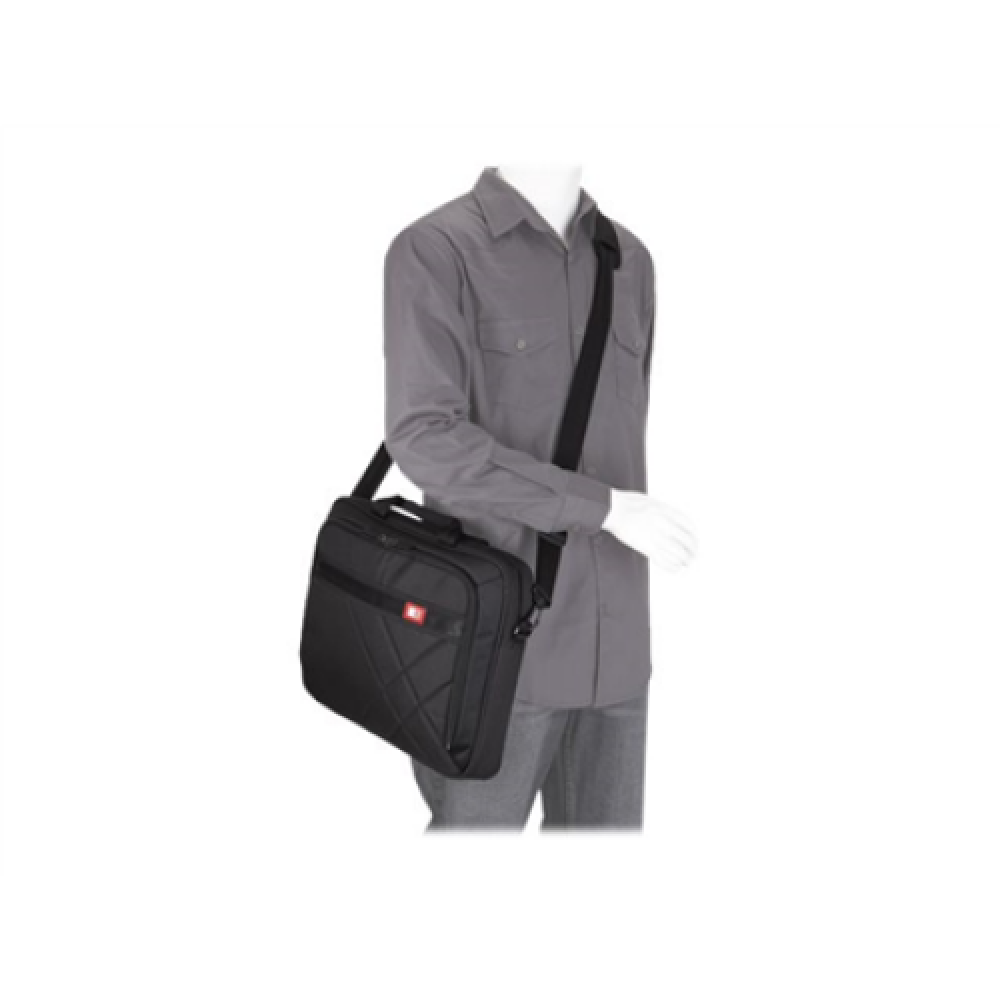 Case Logic , DLC117 , Casual Laptop Bag , Fits up to size 17 , Laptop Bag , Black , Shoulder strap