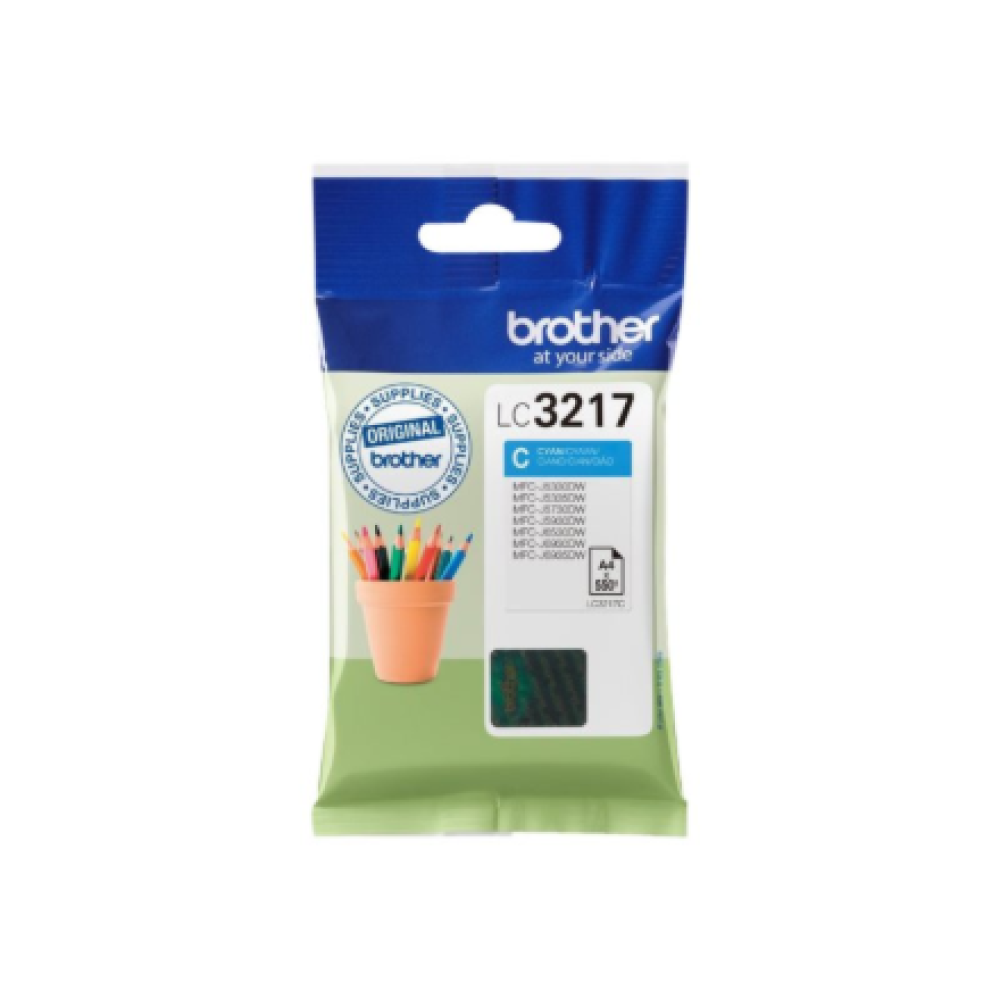 Brother LC3217C , Ink Cartridge , Cyan