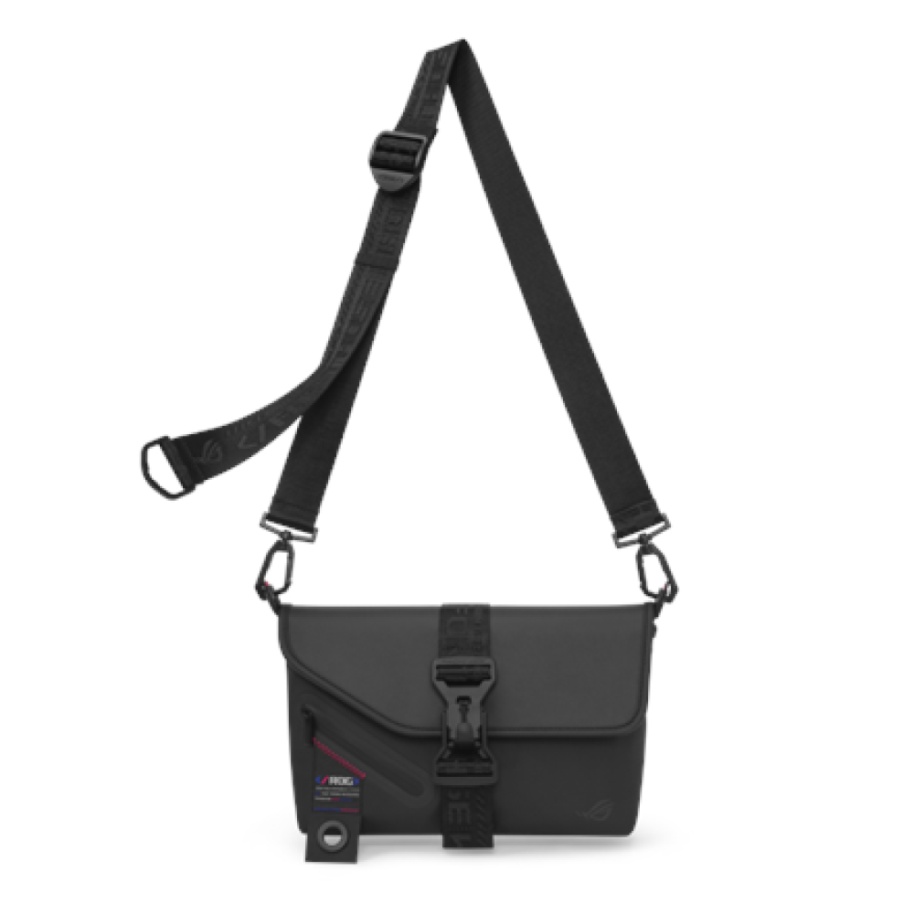 Asus ROG SLASH Sling Bag 2.0 , Sling Bag , Black , Waterproof