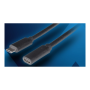 Lanberg , USB-C M/F 3.1 Cable , CA-USBE-20CC-0005-BK