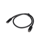 Lanberg USB-C M/F 3.1 Cable , CA-USBE-20CC-0005-BK