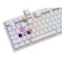 Genesis Thor 404 , Mechanical Gaming Keyboard , Wired , US , Gateron Yellow Pro , White