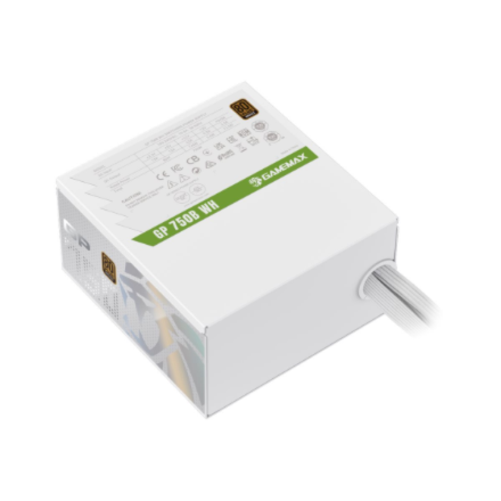Gamemax PSU , GP 750B WH , 750 W , Bronze , White , Non-Modular
