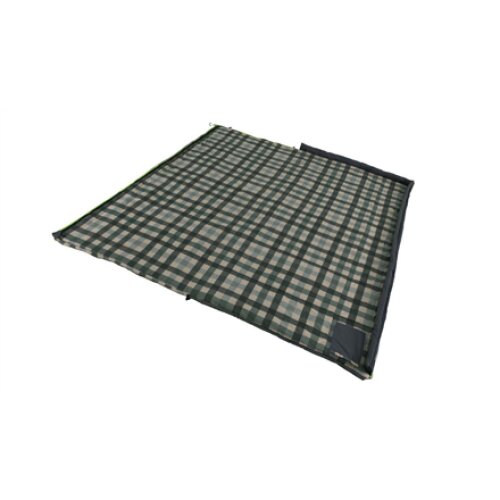 Outwell Camper, Sleeping Bag, 235 x 90 cm, 2 way open - auto lock, L-shape, Grey