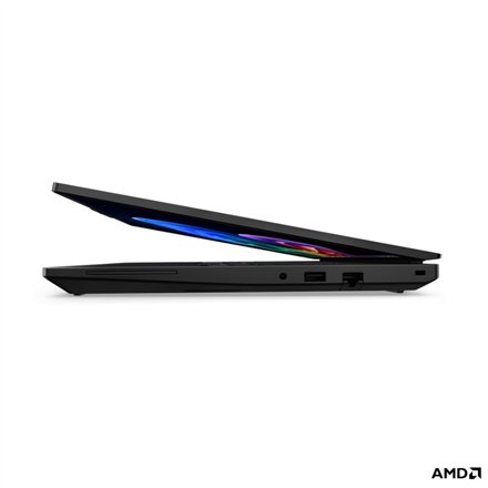 Lenovo ThinkPad T16 G5 AMD , Black , 16 , IPS , WUXGA , 1920 x 1200 pixels , Anti-glare , AMD Ryzen 5 PRO , 215 , 16 GB , SODIMM DDR5 , Solid-state drive capacity 512 GB , AMD Radeon 740M Graphics , Windows 11 Pro , 802.11be , Bluetooth version 5.4 , Keyb