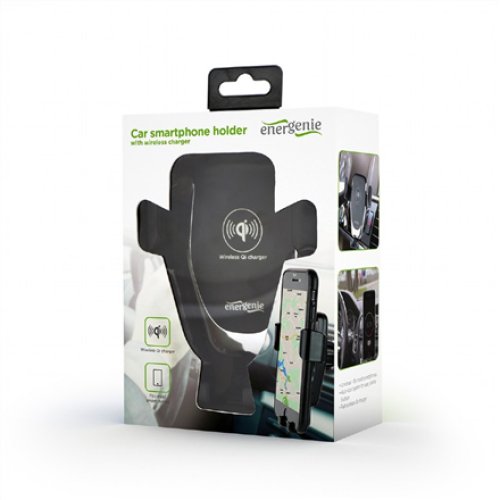 EnerGenie , EG-TA-CHAV-QI10-01 , Car smartphone holder with wireless charger , Built-in charger , 77 g